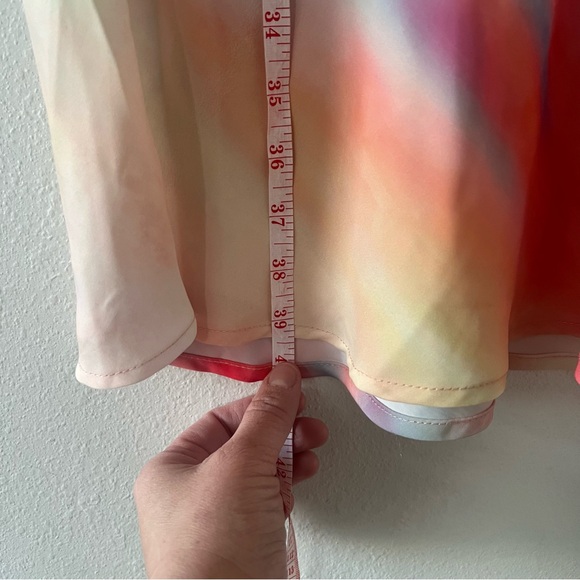 RESA | Rocks Tie Dye Satin Maxi Skirt | M - Picture 5 of 6